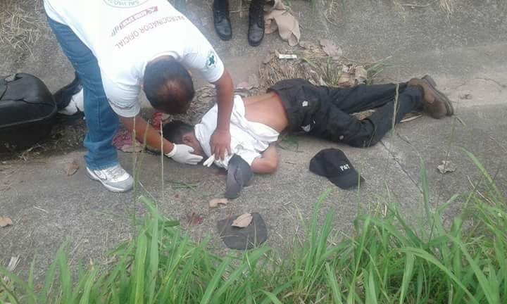 Motociclista Muere en accidente de tránsito carretera Comalapa
